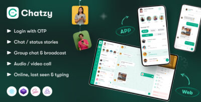Chatzy - React JS Chat App Template