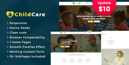 Child Care - Education HTML5 Template