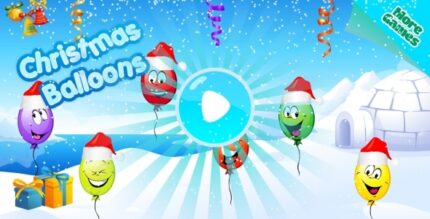 Christmas Balloons - HTML5 Mobile Game (Construct 3 Construct 2 Capx)