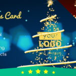 Christmas Card Elegant Lights 2