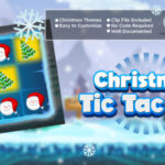 Christmas Tic Tac Toe Game - Board Game - X or O HTML5 & Android Construct 3