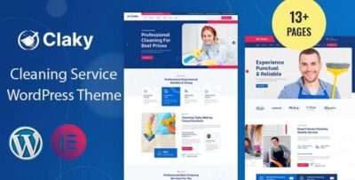 Claky - Cleaning Services WordPress Theme