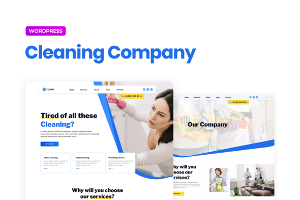 Clino - Cleaning Business Elementor Template Kit Clino - Cleaning Business Elementor Template Kit