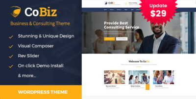 Cobiz -Business Consulting WordPress Theme