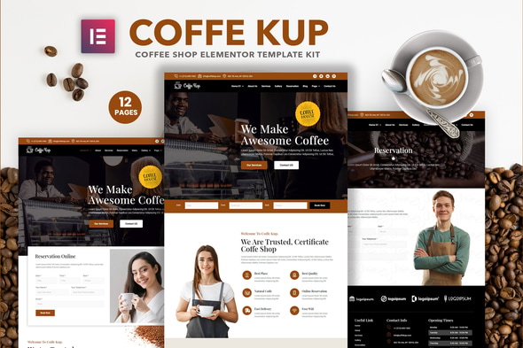 CoffeeKup - Cafe & Coffee Shop Elementor Template Kit CoffeeKup - Cafe & Coffee Shop Elementor Template Kit