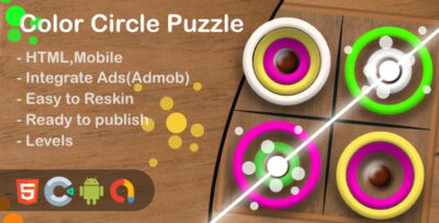 Color Circle Puzzle(Html5 + Construct 3 +Mobile)