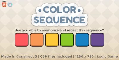 Color Sequence - HTML5 Memory game