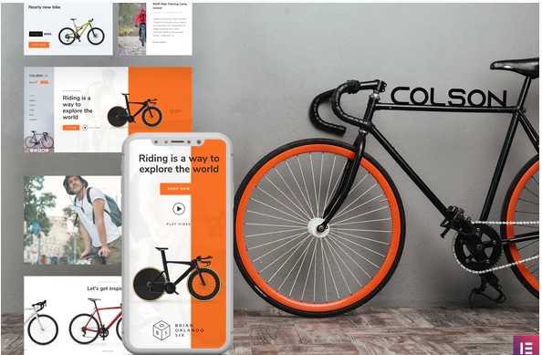 Colson - Bike WooCommerce Elementor Template Kit Colson - Bike WooCommerce Elementor Template Kit