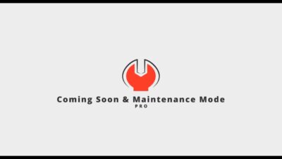 Coming Soon & Maintenance Mode PRO