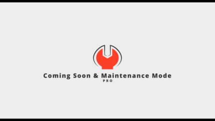 Coming Soon & Maintenance Mode PRO