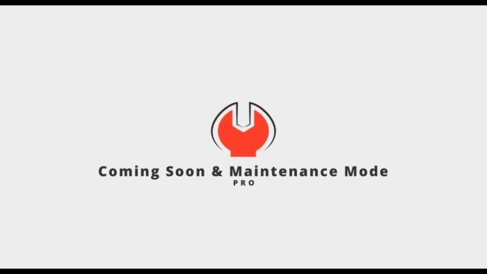 Coming Soon & Maintenance Mode PRO