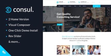 Consul - Professional Services WordPress Theme