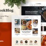CookBlog - Food & Personal Blog Elementor Template Kit
