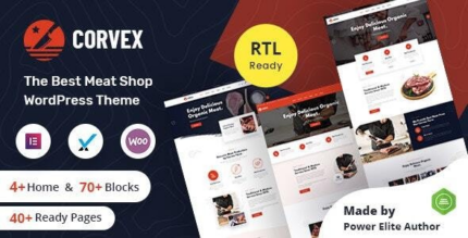 Corvex - Butcher & Meat Shop WordPress Theme