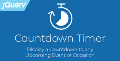 Countdown Timer - Responsive jQuery Plugin