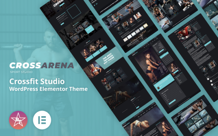 Cross Arena - Crossfit Studio Elementor WordPress Theme