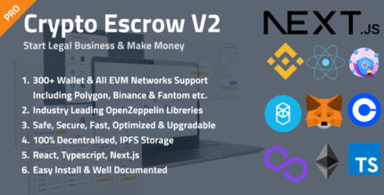 Crypto Escrow - Decentralised Web3 Escrow Platform