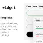 Dao widget - Governance and proposals for your crypto token