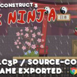 Dark Ninja - HTML5 Side Scrolling Game (Construct 23 - With .capx .c3p)