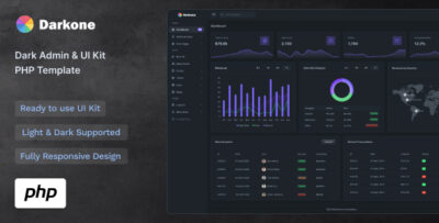 Darkone - Dark Admin Dashboard and UI Kit PHP Template