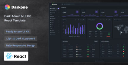 Darkone - Dark Admin Dashboard and UI Kit React Template