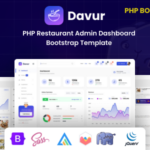 Davur - Restaurant PHP Admin Dashboard Bootstrap Template