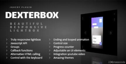 Dexterbox - Beautiful responsive lightbox