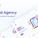 Digits – Digital Agency Elementor Template Kit Elementor Kit