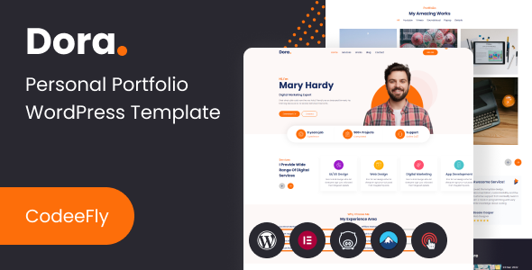 Dora – Personal Portfolio WordPress Theme Dora – Personal Portfolio WordPress Theme