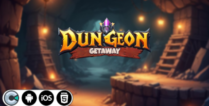 Dungeon Getaway - HTML5 Construct3 Game