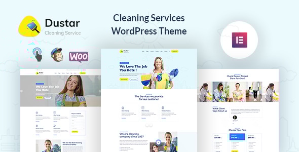 Dustar – Cleaning Services WordPress Theme Dustar – Cleaning Services WordPress Theme