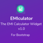 EMIculator - The EMI Calculator Widget