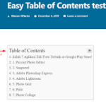 Easy Table of Contents for AMP