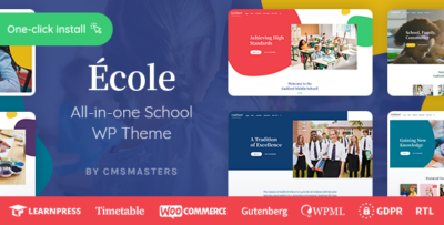 Ecole - Education & School WordPress Theme