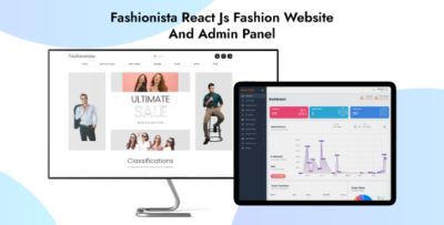 Ecommerce Fashion Website and Dashboard With React Js and Node Js