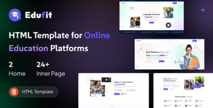 Edufit - Education & Online Course HTML Template