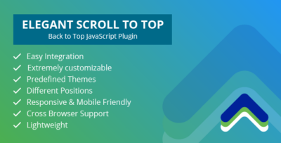 Elegant Scroll to Top – Back to Top JavaScript Plugin