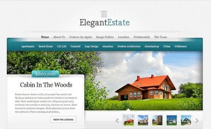 Elegant Themes ElegantEstate WordPress Theme