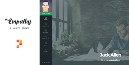 Empathy - Animated vCard WordPress Theme