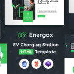 Energox EV Charging Station HTML Template