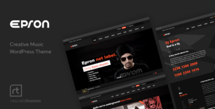 Epron - Responsive Music & Events WordPress Theme