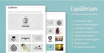 Equilibrium – Clean and Modern WP Portfolio Theme