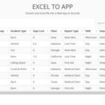 Excel to App