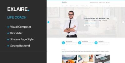 Exclaire – Personal Development Coach WP Theme