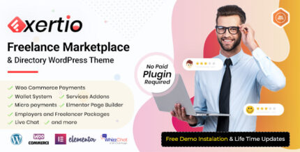 Exertio - Freelance Marketplace WordPress Theme