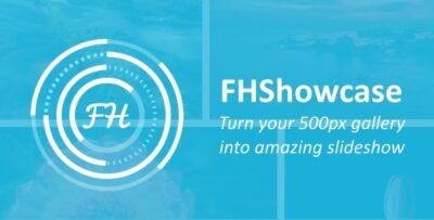 FHShowcase - Turn your 500px gallery into amazing slideshow