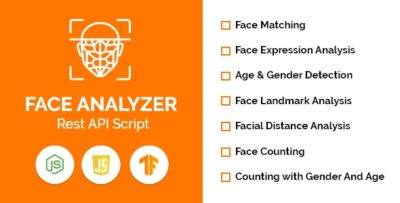 Face Analyzer REST API Script Top of the Tensorflow Core