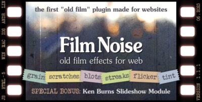 Film Noise - Old Film Effects for Web