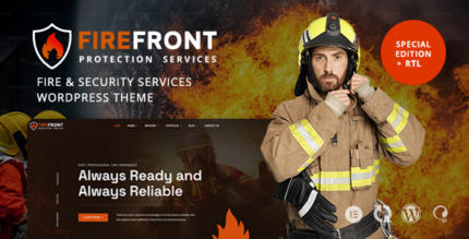 Firefront - Fire & Security Services WordPress Theme