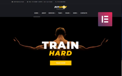 FitSpot - Fitness Studio Elementor WordPress Theme